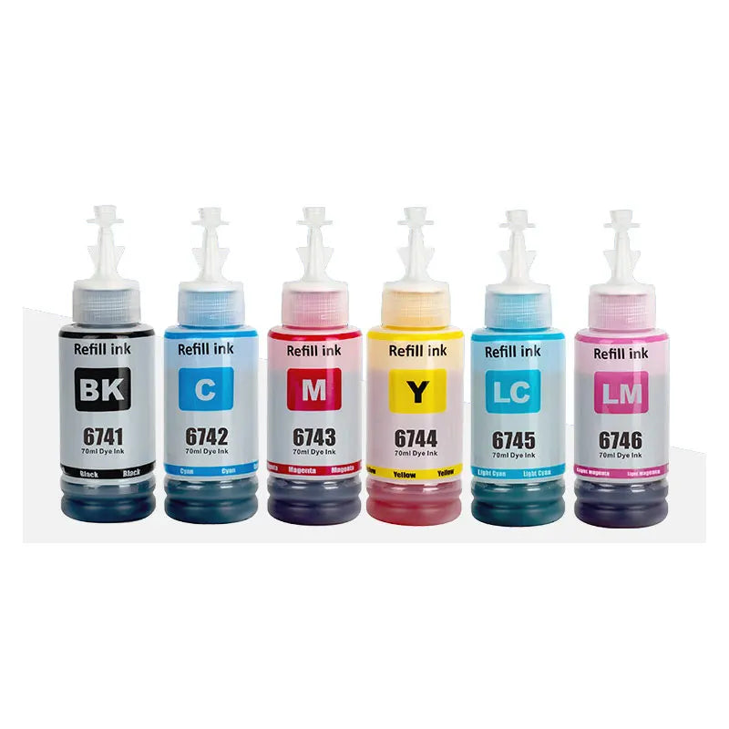 Tinta para EPSON EcoTank, T674, Para EPSON L800, L805, L810, L850, L1800